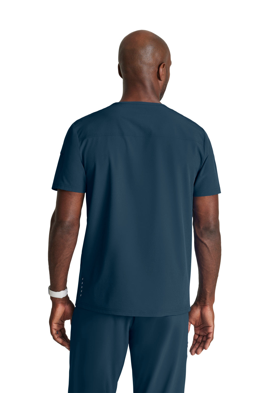 Men's Two-Pocket Ribbed V-Neck Velocity Scrub Top