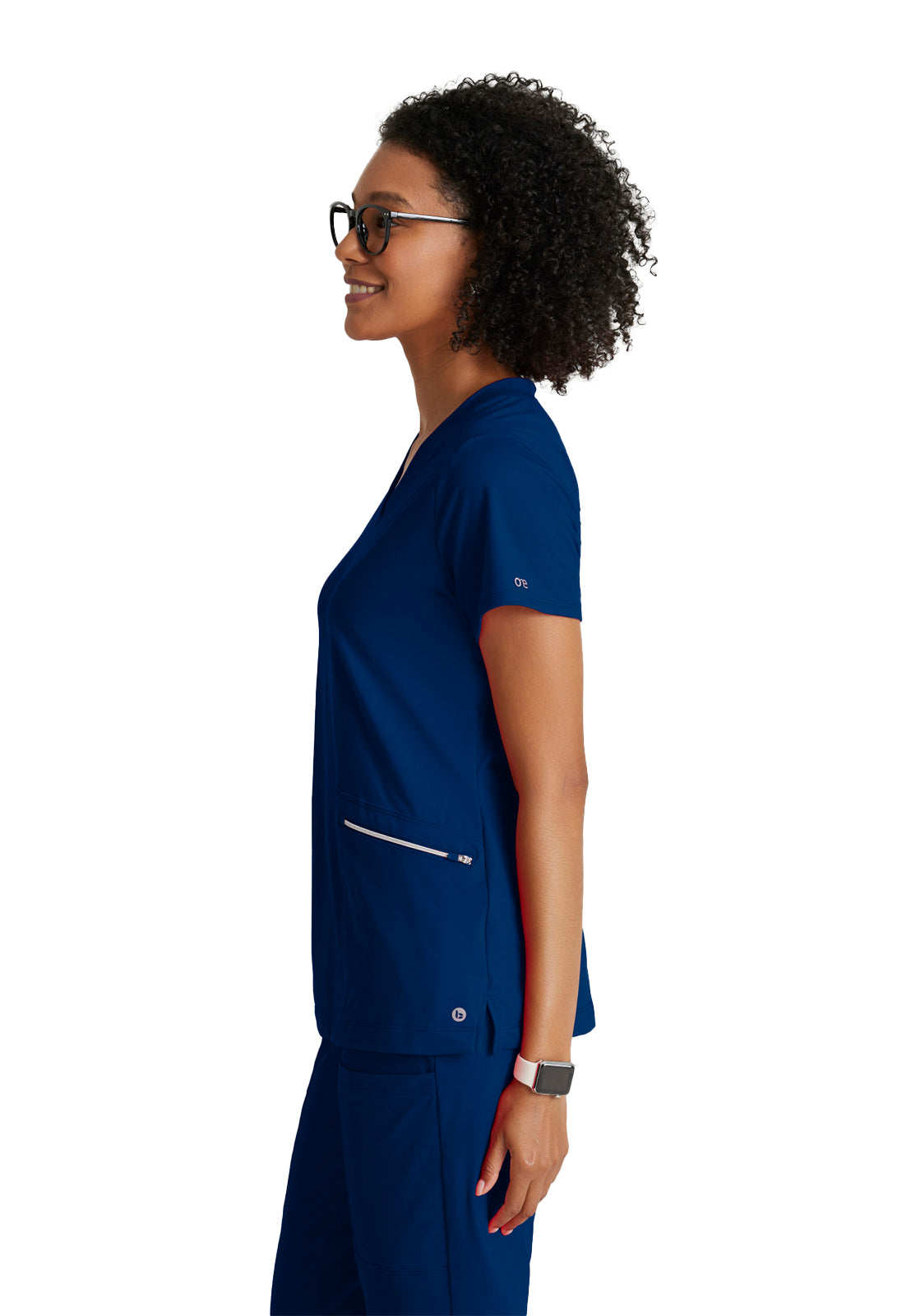 Women's 2 Pocket V-Neck Scrub Top