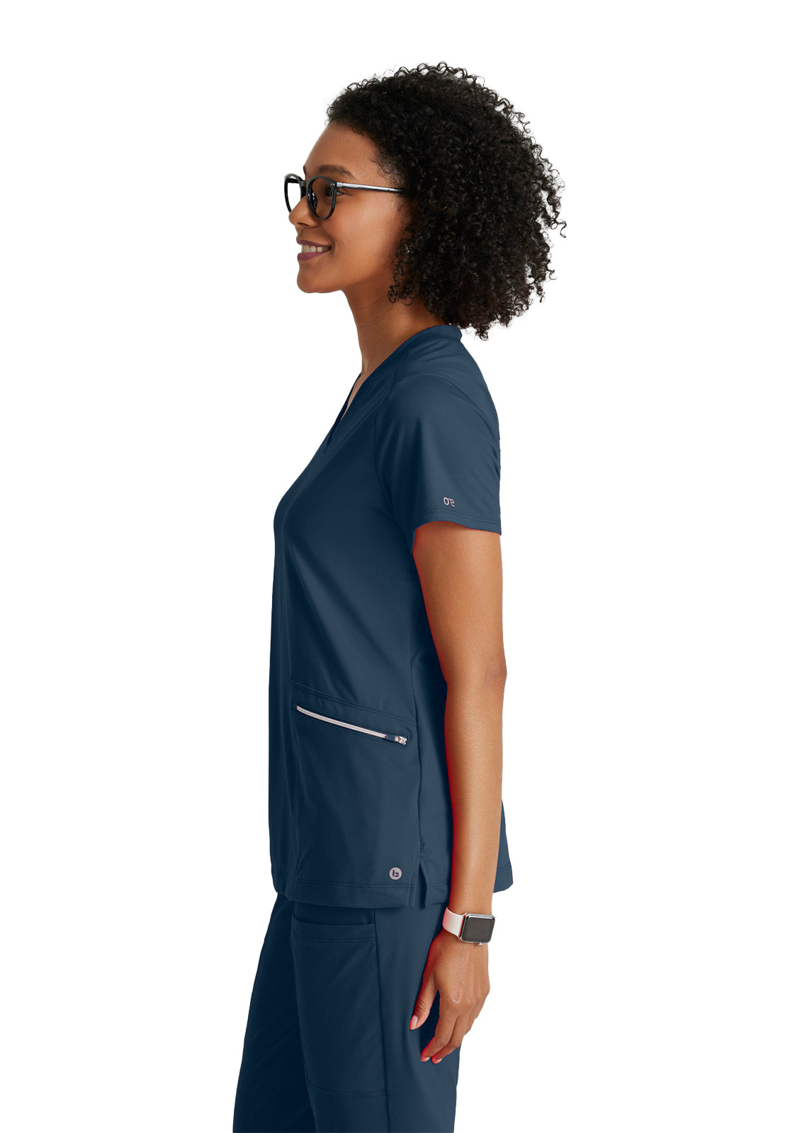 Women's 2 Pocket V-Neck Scrub Top