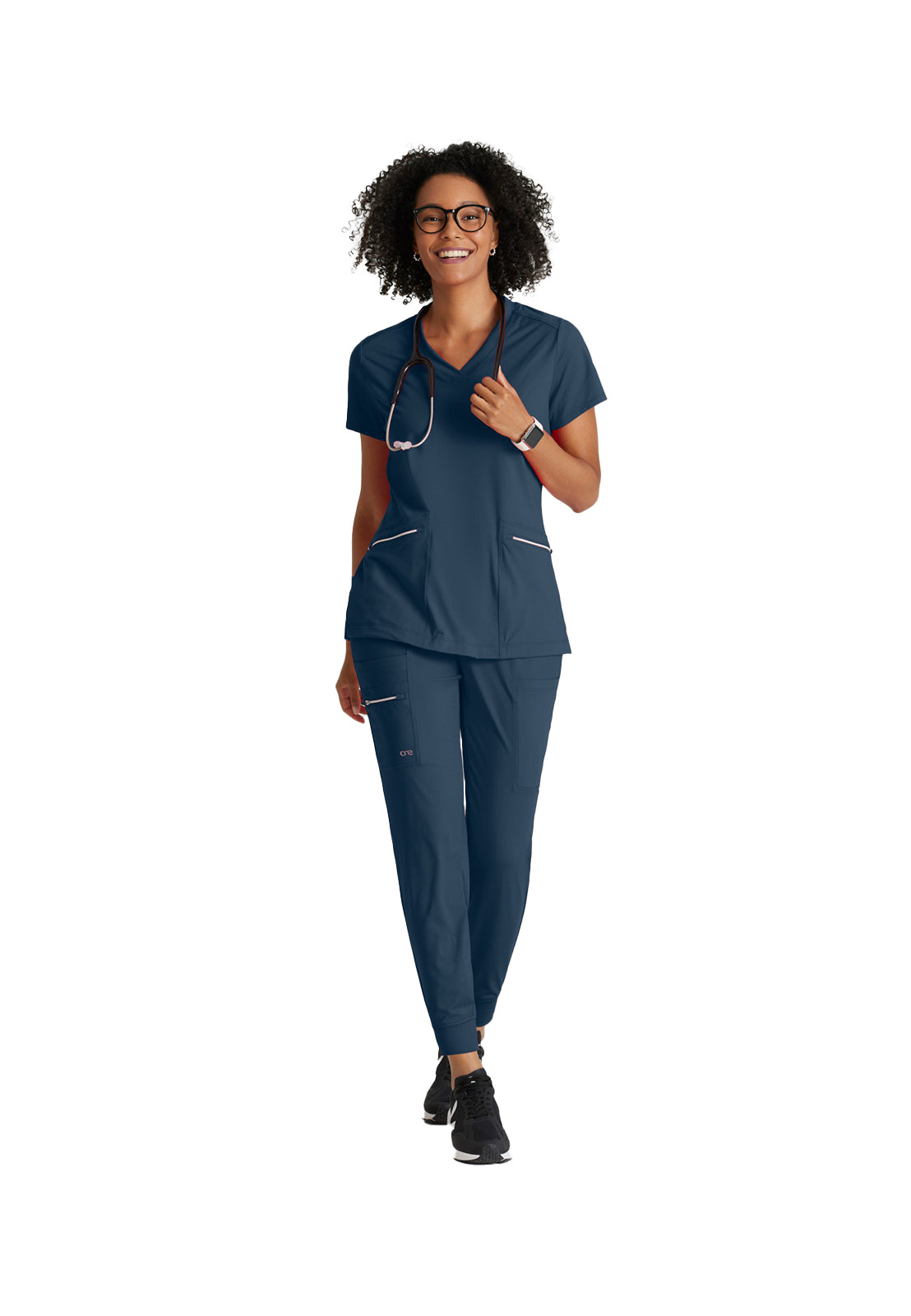 Women's 2 Pocket V-Neck Scrub Top