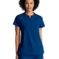 Women's 2 Pocket Banded Zip Collar Flux Scrub Top