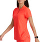 Women's 2 Pocket Banded Zip Collar Flux Scrub Top