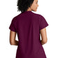 Women's 2 Pocket Banded Zip Collar Flux Scrub Top