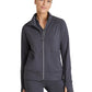 Women's Kangaroo Pocket Zip-Up Warm-Up Scrub Jacket