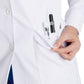 Women's 3 Pocket 30" 3 Button Merit Lab Coat - BRC961 - White