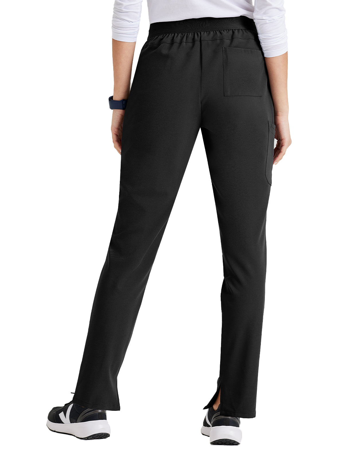 Women's Flat Front Waistband Scrub Pant