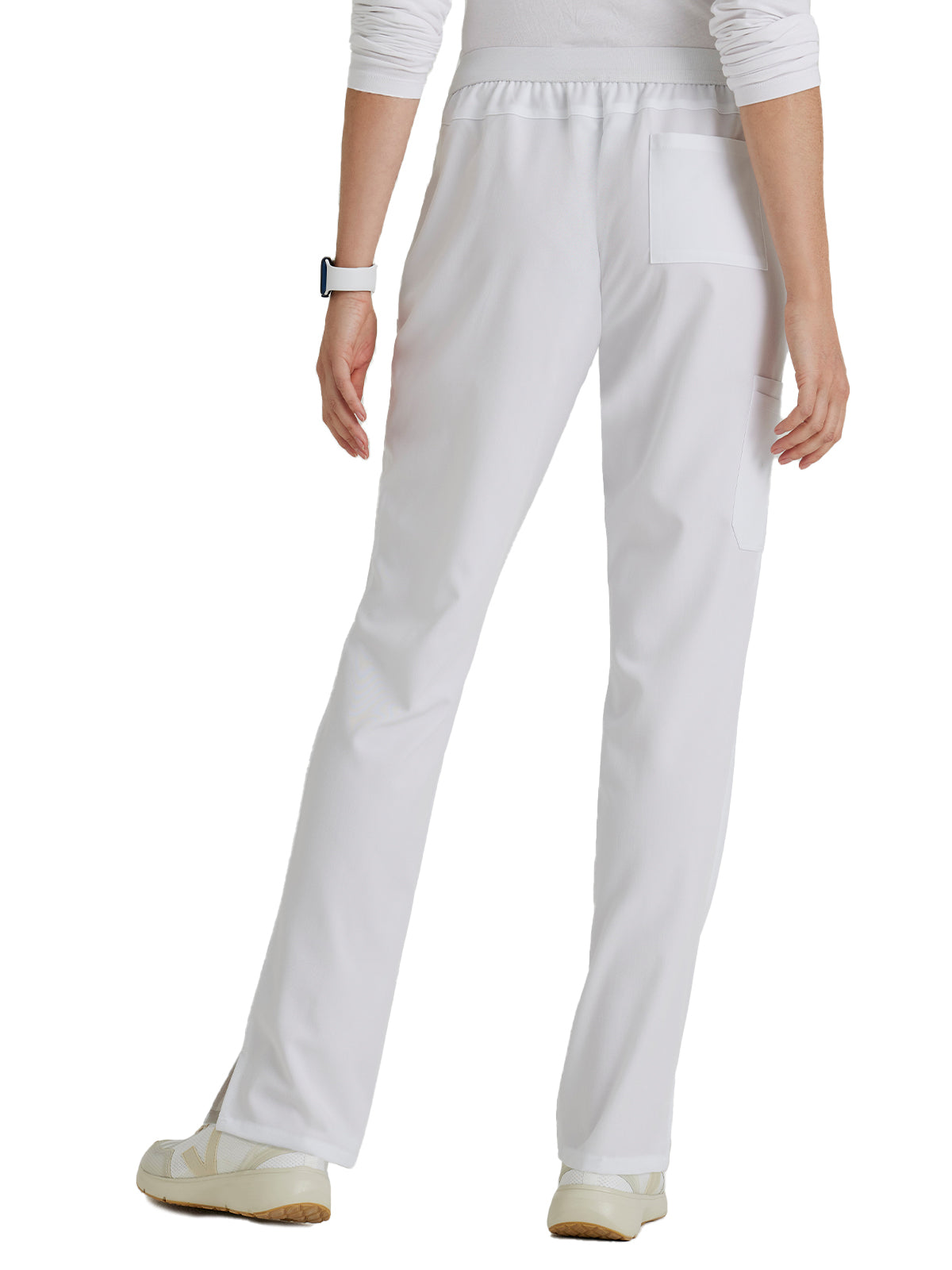 Women's Flat Front Waistband Scrub Pant