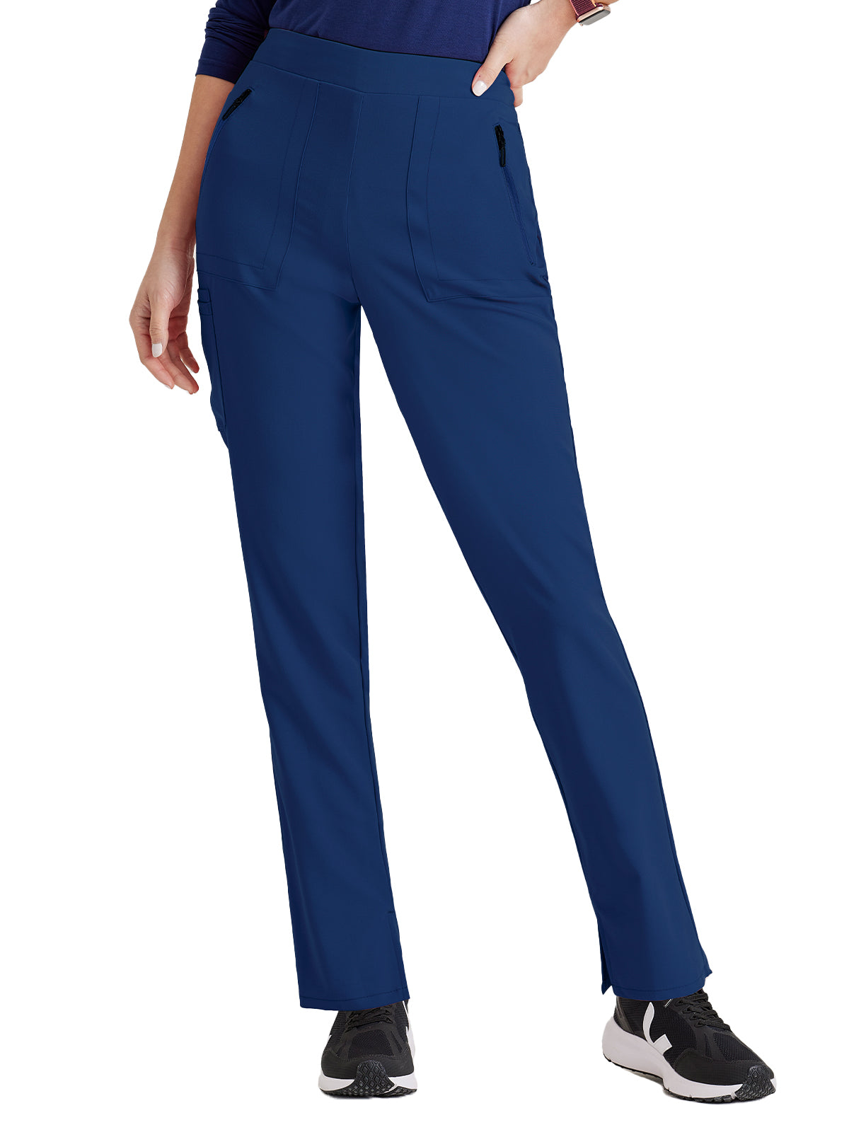 Women's Flat Front Waistband Scrub Pant