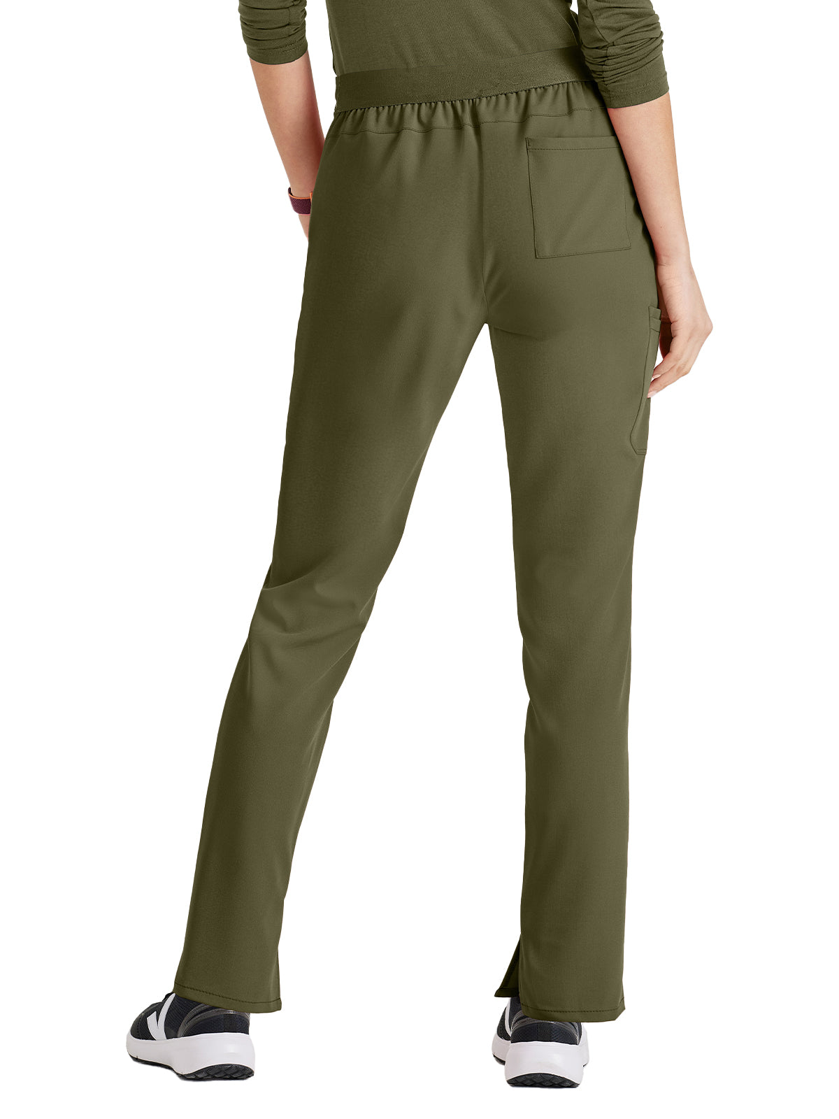 Women's Flat Front Waistband Scrub Pant