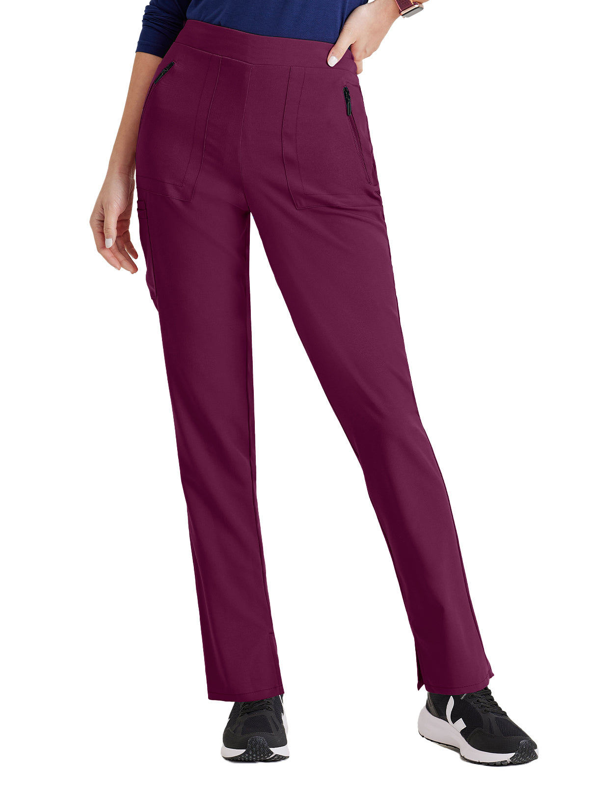 Women's Flat Front Waistband Scrub Pant