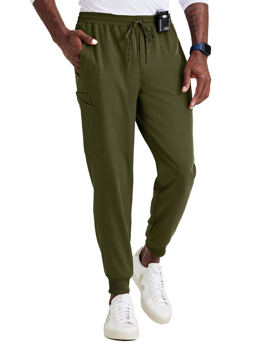 Men's Rib Cuff Jogger Style Scrub Pant