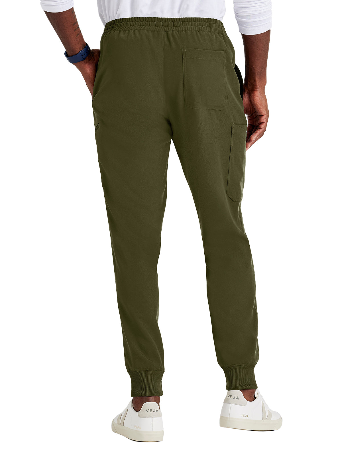 Men's Rib Cuff Jogger Style Scrub Pant