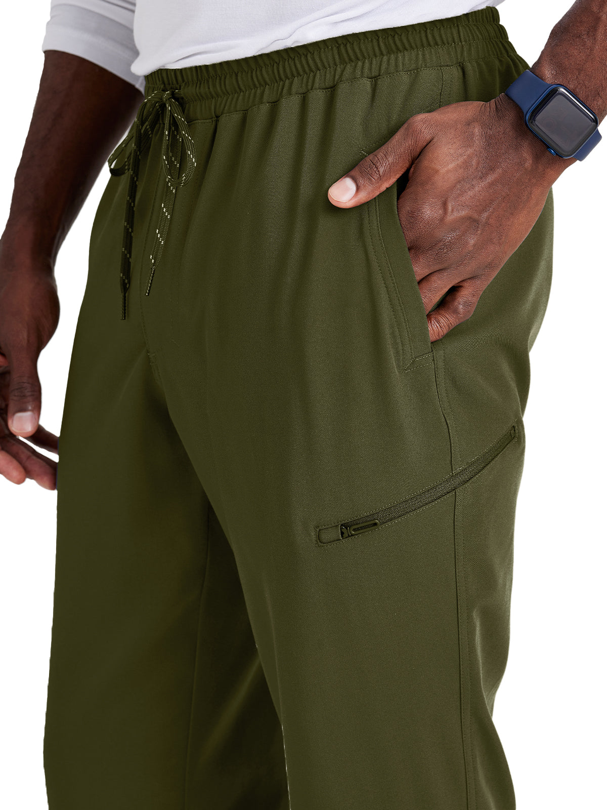 Men's Rib Cuff Jogger Style Scrub Pant