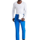 Men's 7 Pocket Button Slim Straight Pant