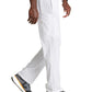 Men's 7 Pocket Button Slim Straight Scrub Pant