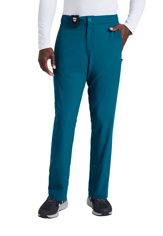 Men's 7 Pocket Button Slim Straight Pant