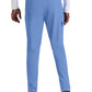 Men's 7 Pocket Button Slim Straight Scrub Pant