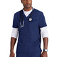 Men's Classic V-Neck Scrub Top