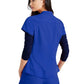 Women's Henley Style Scrub Top