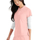 Women's Henley Style Scrub Top