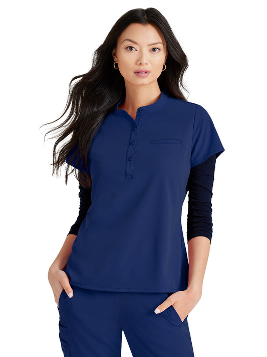 Women's Henley Style Top