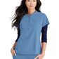 Women's Henley Style Scrub Top