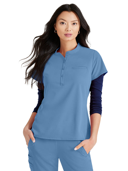 Women's Henley Style Top