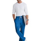 Men's Elastic Waistband With Contrast Drawcord Evan Scrub Pant