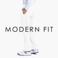 Men's Elastic Waistband With Contrast Drawcord Evan Pant - GRP558 - White