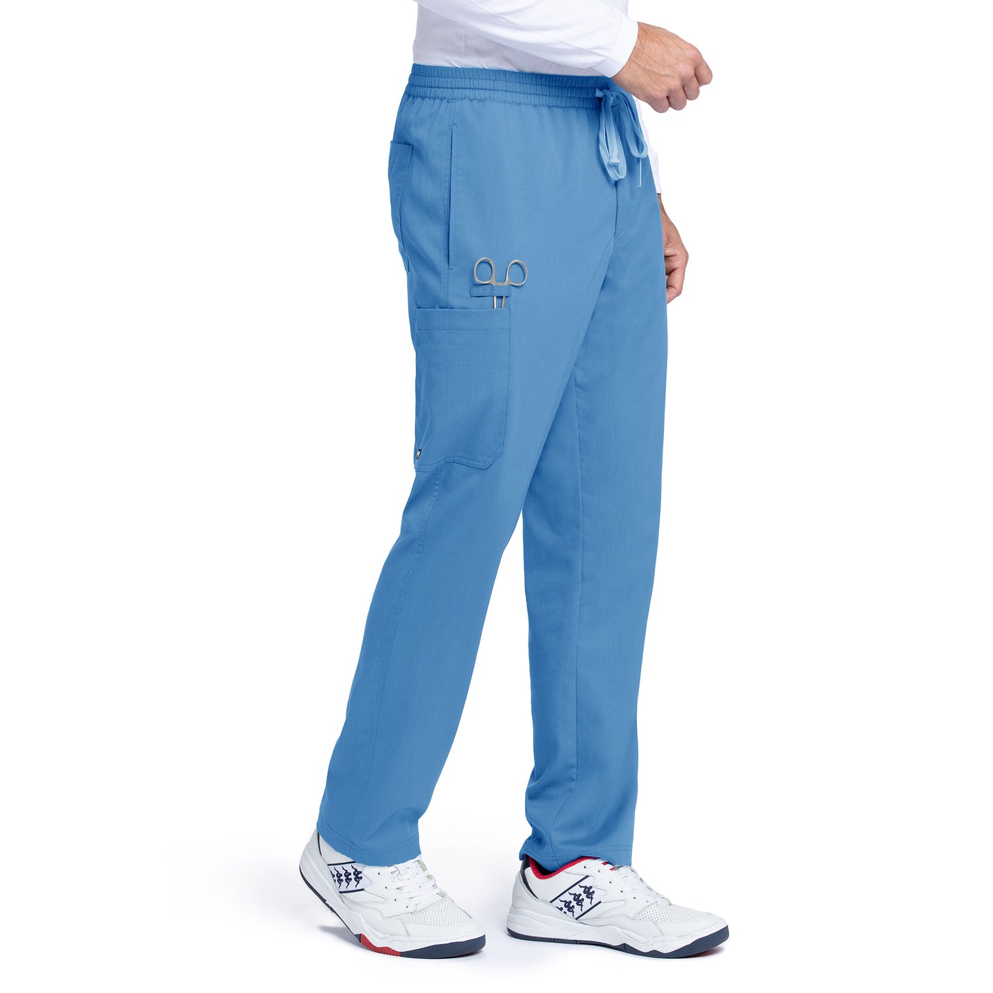 Men's Elastic Waistband With Contrast Drawcord Evan Scrub Pant