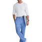 Men's Elastic Waistband With Contrast Drawcord Evan Scrub Pant