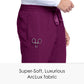 Men's Elastic Waistband With Contrast Drawcord Evan Pant - GRP558 - Wine