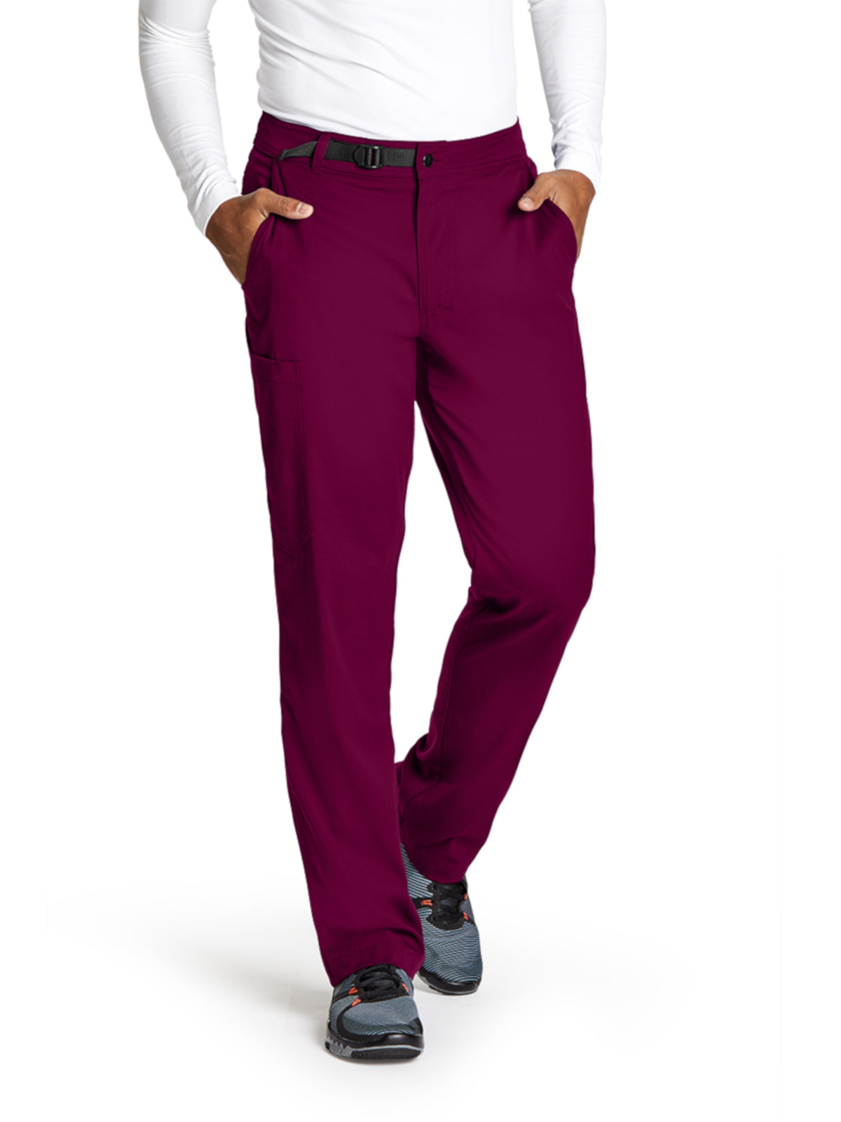 Men's Zip Fly Cargo Scrub Pant