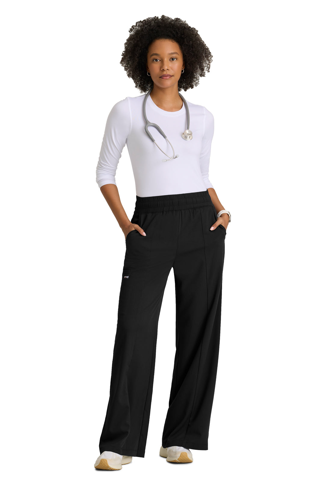 Five Pocket Elastic Waistband Emerson Scrub Pant