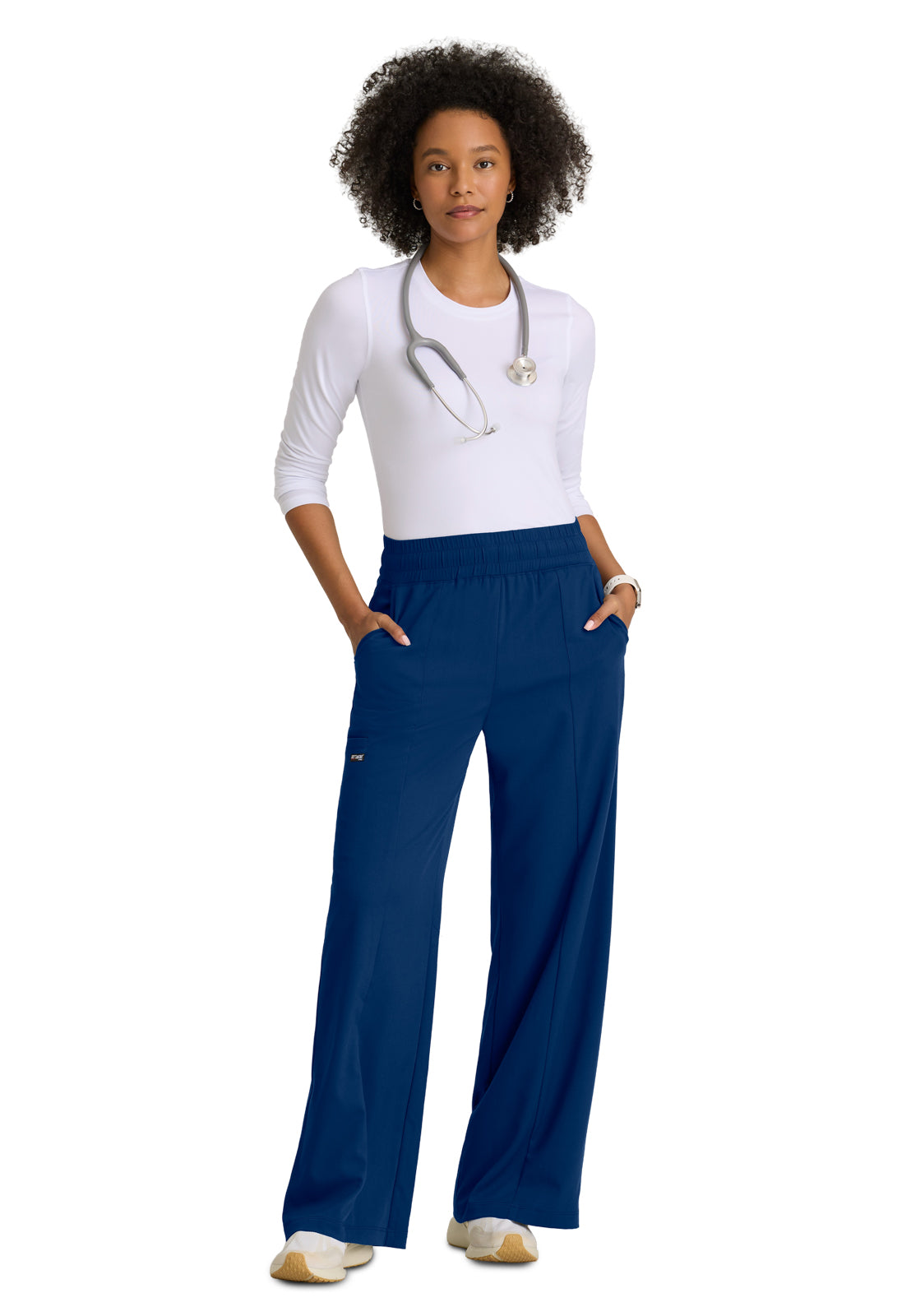 Five Pocket Elastic Waistband Emerson Scrub Pant