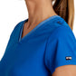 Women's Meredith 4-Pocket Two-Tone V-Neck Scrub Top