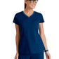 Women's Meredith 4-Pocket Two-Tone V-Neck Scrub Top