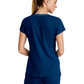 Women's Meredith 4-Pocket Two-Tone V-Neck Scrub Top