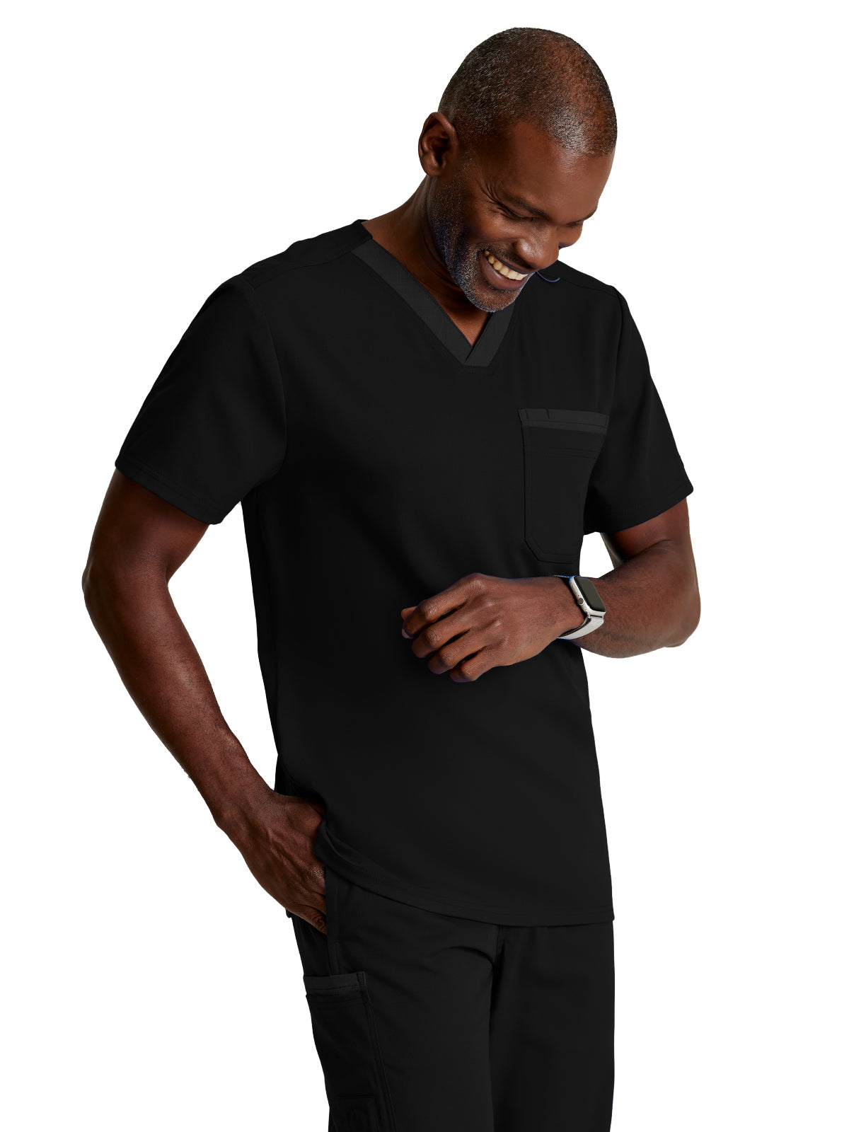 Men's Ethan 2-Pocket V-Neck Scrub Top