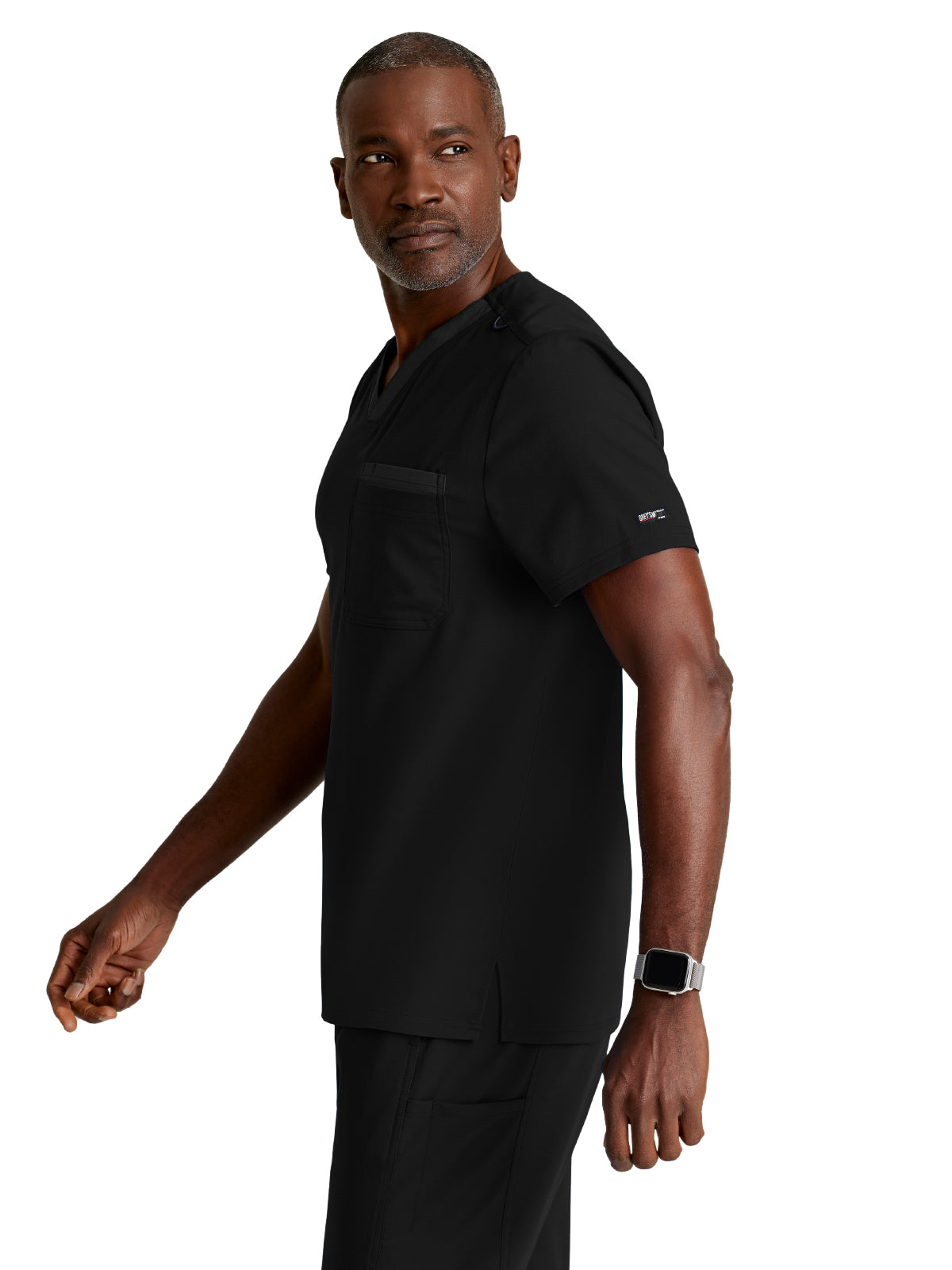 Men's Ethan 2-Pocket V-Neck Scrub Top