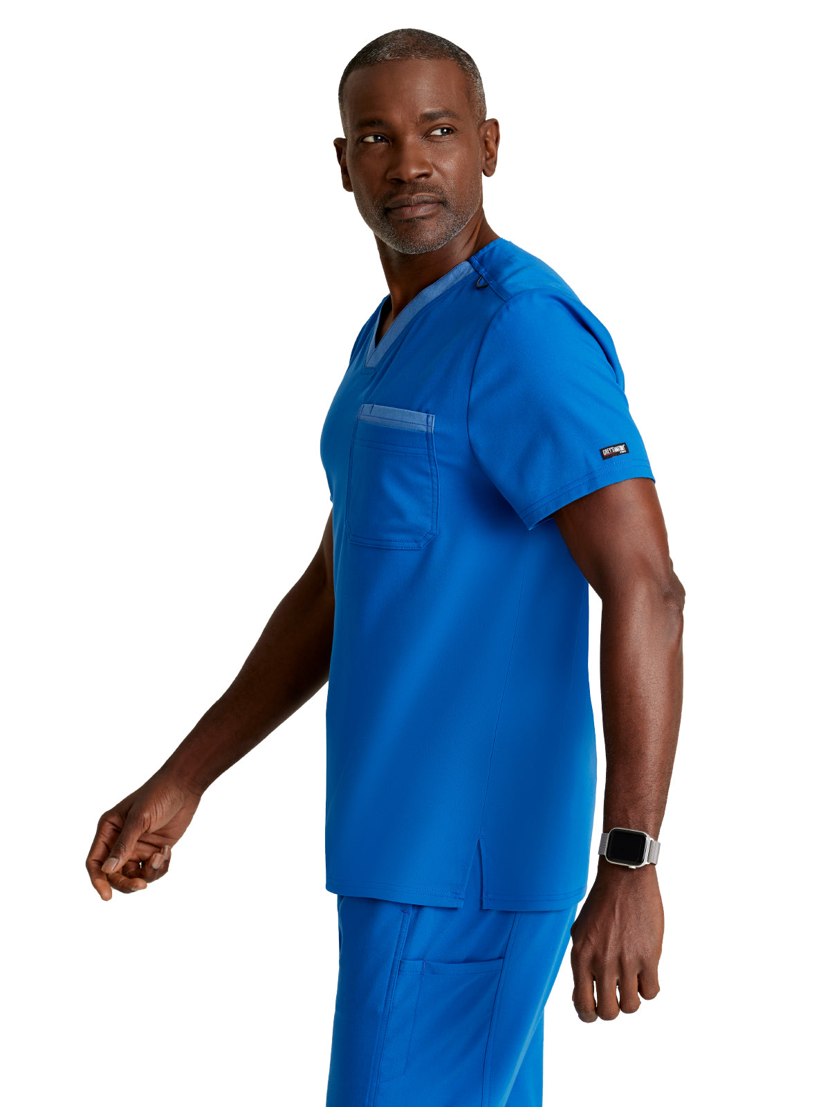 Men's Ethan 2-Pocket V-Neck Scrub Top