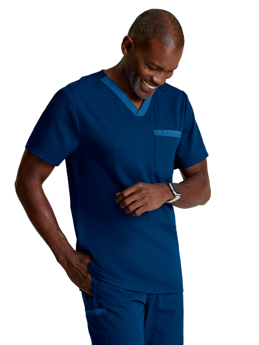 Men's Ethan 2-Pocket V-Neck Scrub Top