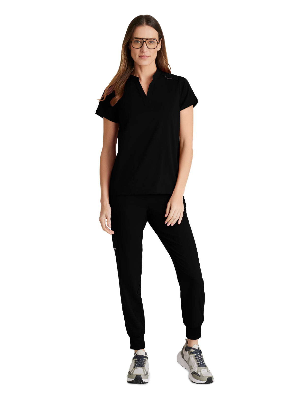 Women's 2 Pocket Banded Collar Avery Top