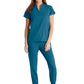 Women's 2 Pocket Banded Collar Avery Scrub Top