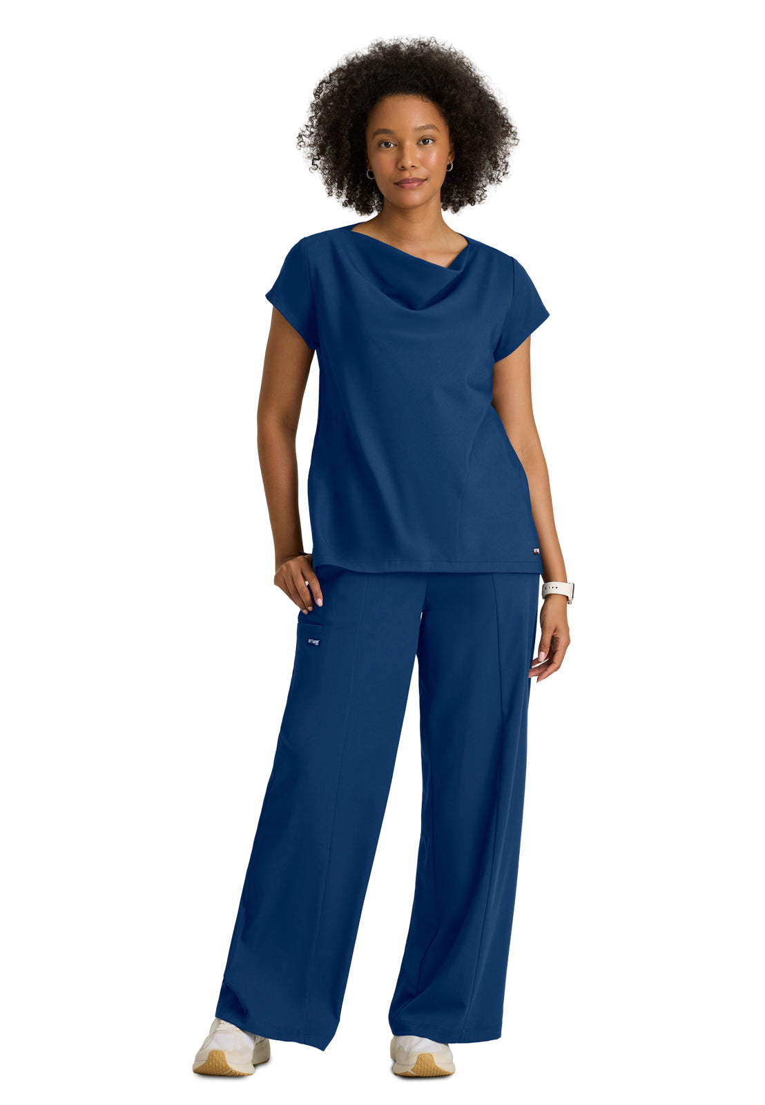 Two Pocket Cowl Neck Marisol Scrub Top