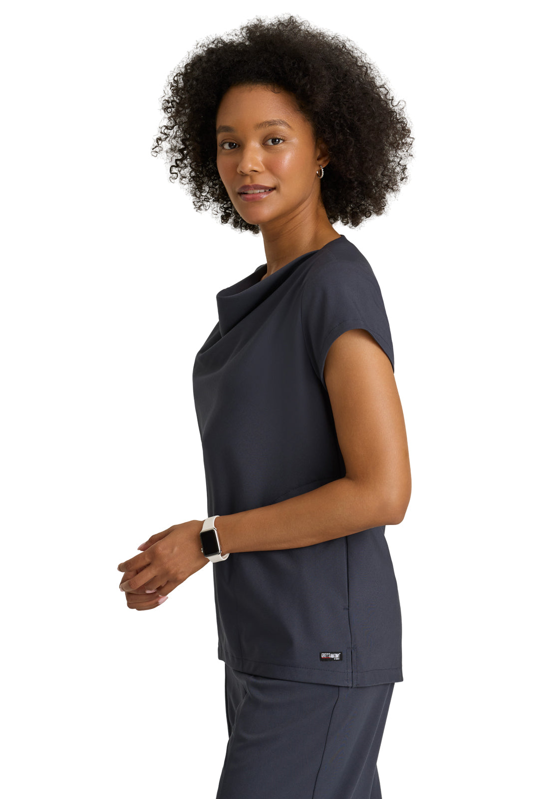 Two Pocket Cowl Neck Marisol Scrub Top