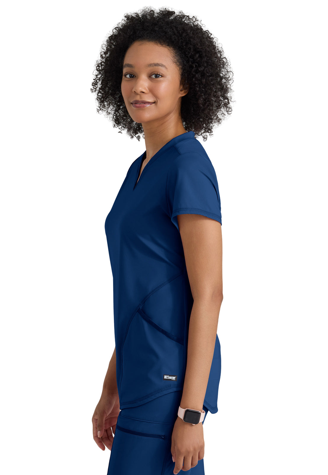 Two Pocket V-Neck Define Scrub Top