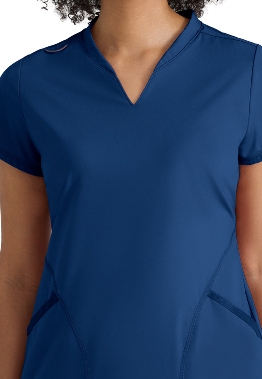 Two Pocket V-Neck Define Scrub Top