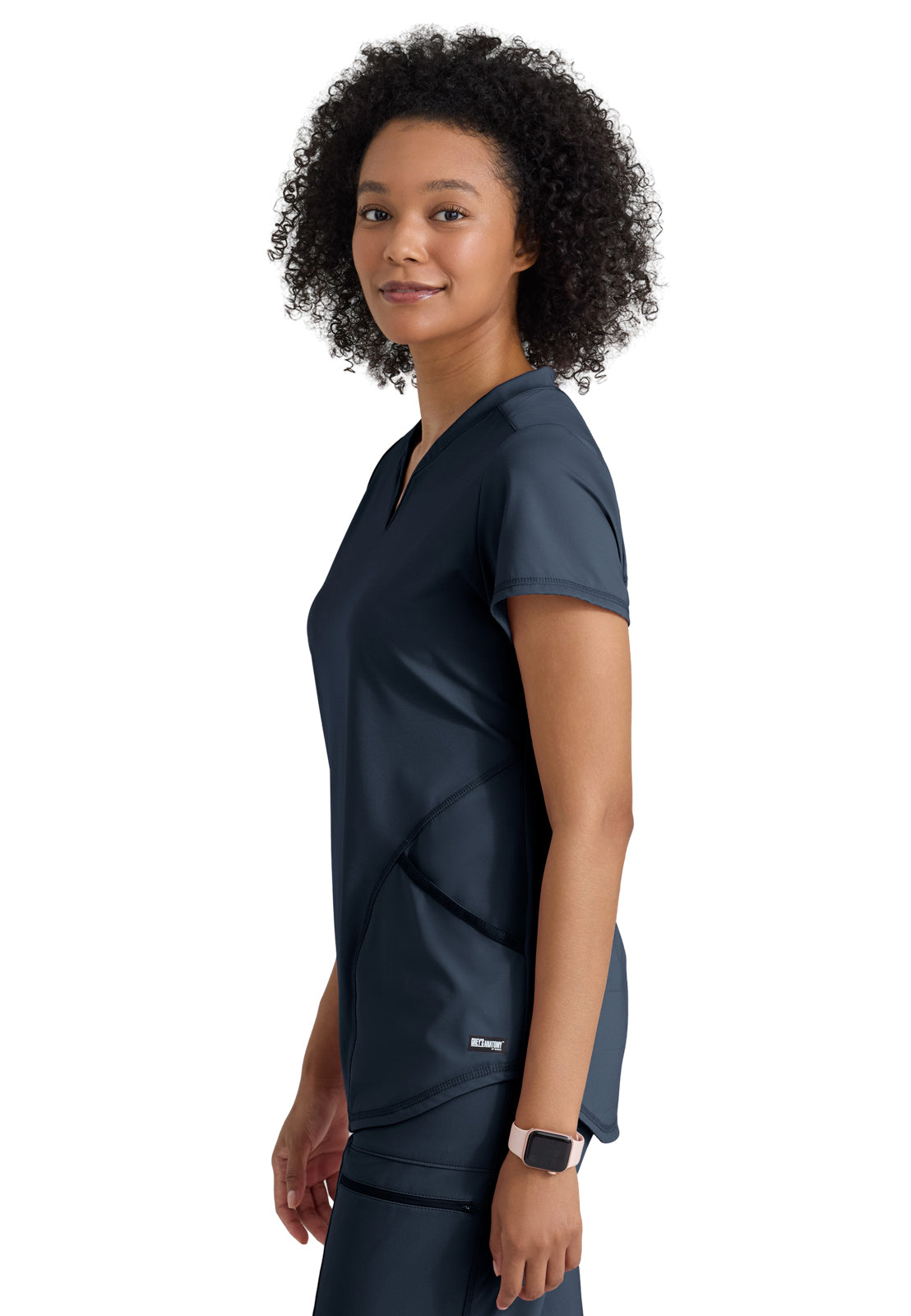 Two Pocket V-Neck Define Scrub Top