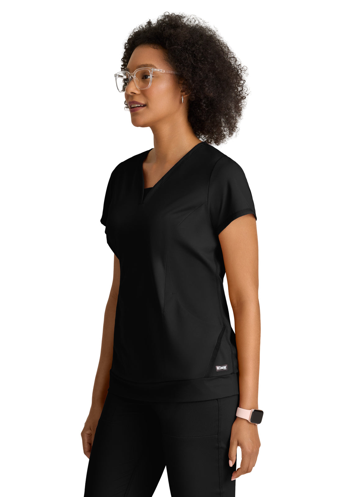 Two Pocket V-Neck Motivate Scrub Top